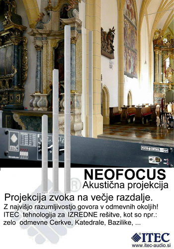 ZVOCNIKI ITEC NEOFOCUS ZA CERKVE ZVOCNIKI ITEC NEOFOCUS ZA CERKVE
