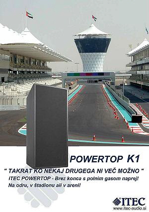 ZVOCNIKI ITEC POWERTOP K1   300 X